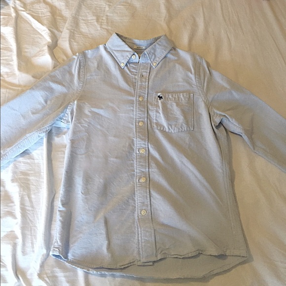 Men's Blue Abercrombie Oxford.