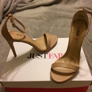 Beige 4 inches heels from JustFab