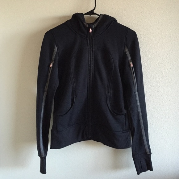 Lululemon Hoodie w/ Hidden Mesh Zips & Reflectors