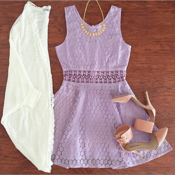 RAGA lace fit and flare dress