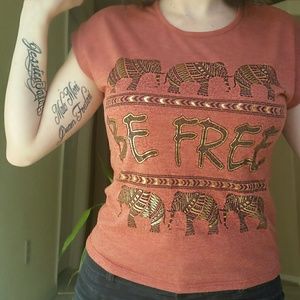Be Free Elephant shirt