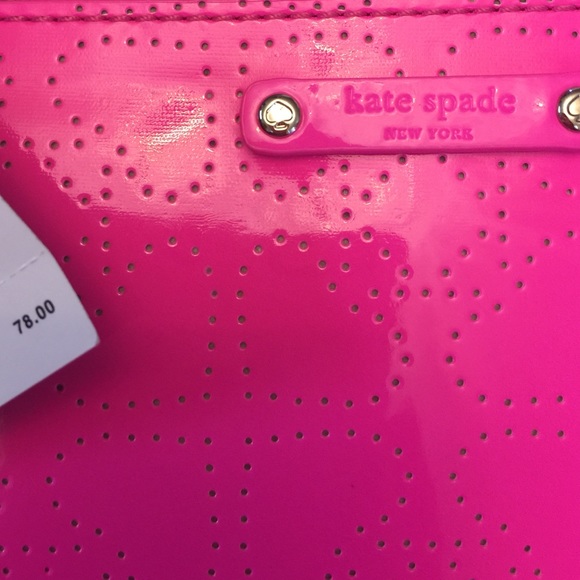 Kate Spade large pouch metro spade pinksaphre NEW - Picture 2 of 4