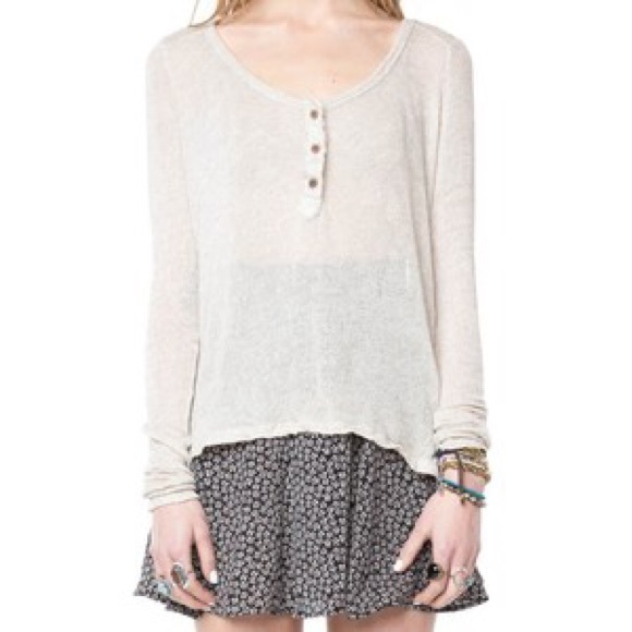 Beige Brandy Melville Nadia Top