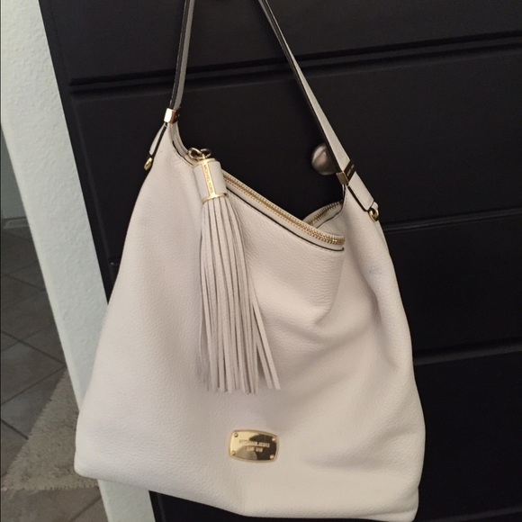 White leather Michael Kors bag