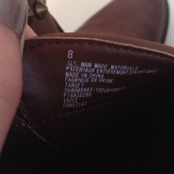 Brown Studded Booties - Picture 4 of 4