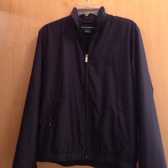 Ralph Lauren black windbreaker.