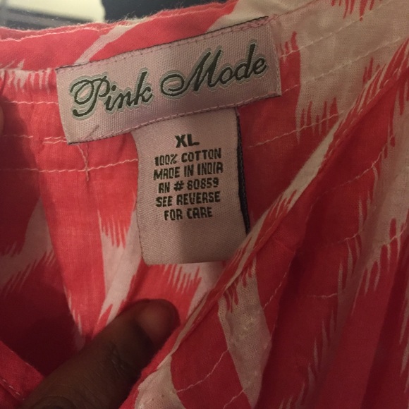 Pink/white tank - Picture 2 of 4