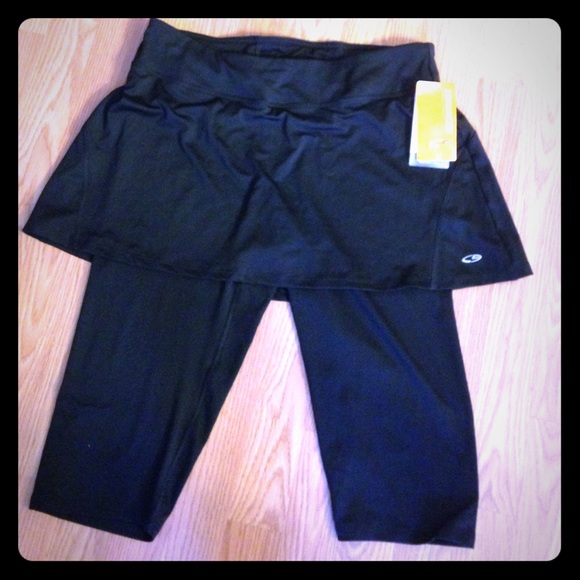 Skort with attached inner Capri tight.