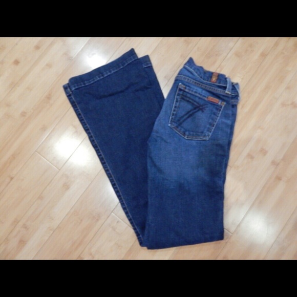 7 for All Mankind blue jeans