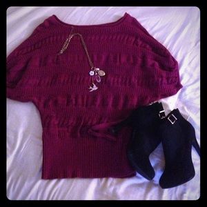 Pink sweater