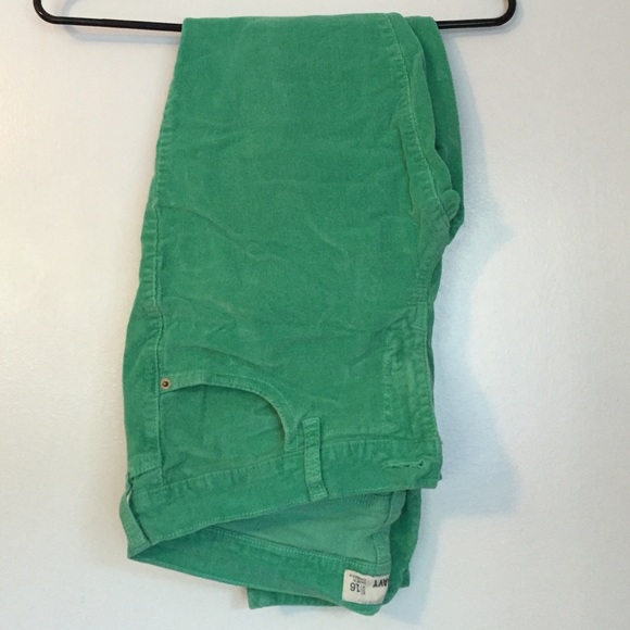 ON mint green cords