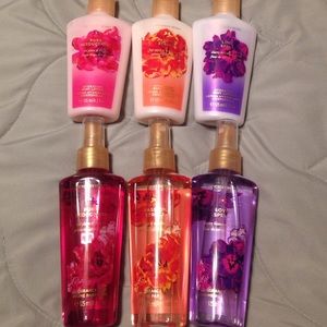 Bundle of lotion and body sprays