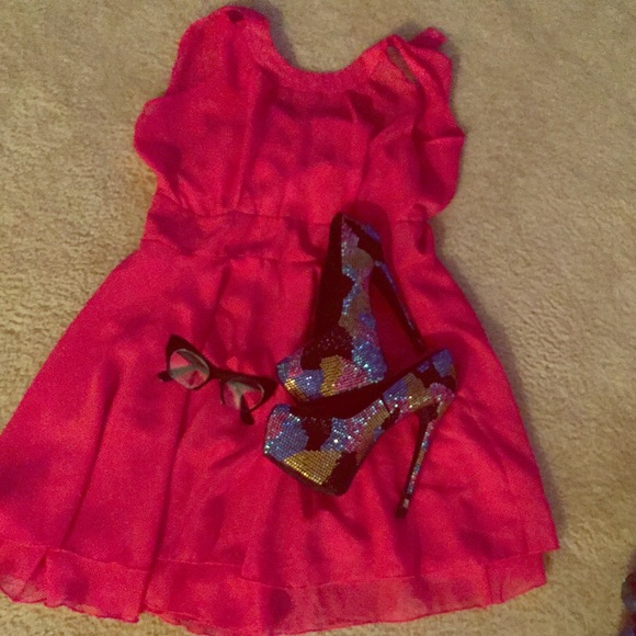 Flirty Halter Dress