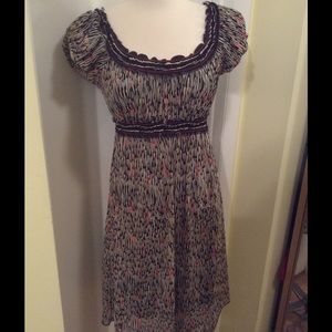 Max Studio Red White  Lined Sundress Knee Lenght