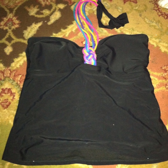 Junior size Lg halter tankini top