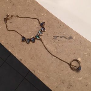 Bracelet with connecting ring