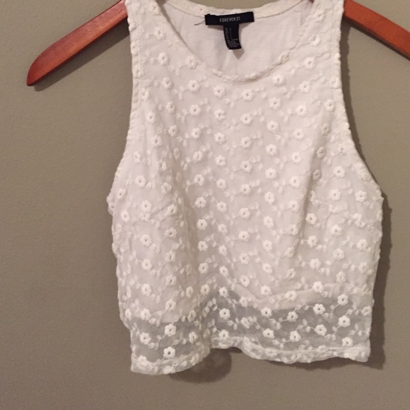 Flower crop top - Picture 2 of 2