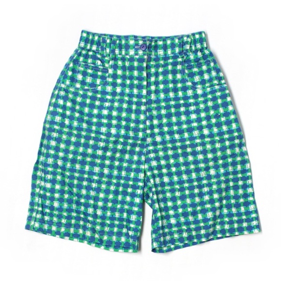Lilly Pulitzer high waisted checkered shorts sz 4