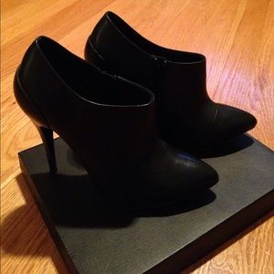 Mabel Leather Booties by Shoemint