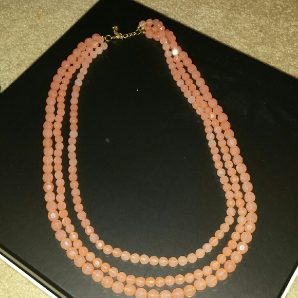 Charlotte Russe 3 row beaded necklace
