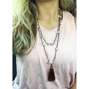 Pearl Tassel Necklace