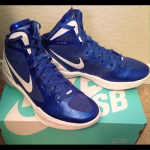 Blue Nike Basketball Shoes