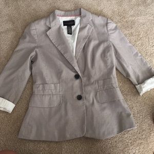 Gray blazer
