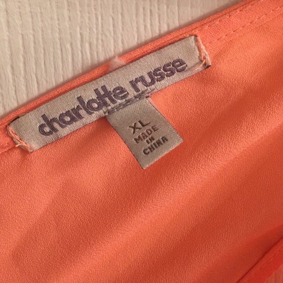 Orange cross dress