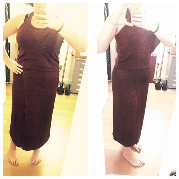 T by Alexander Wang slinky knit dress