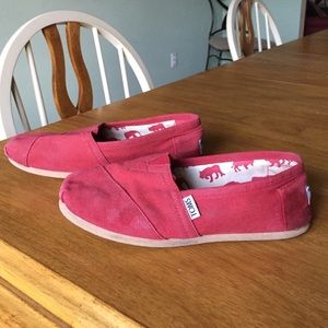Red Toms Shoes