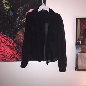 Sold Shear Button up top