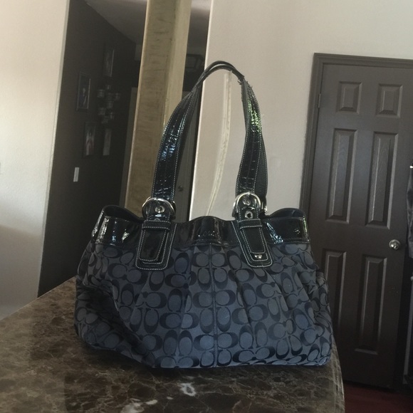 Coach black handbag
