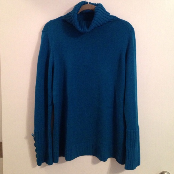 Teal Merino Banana Republic Sweater