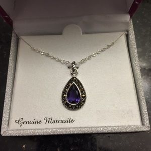 genuine marcasite necklace