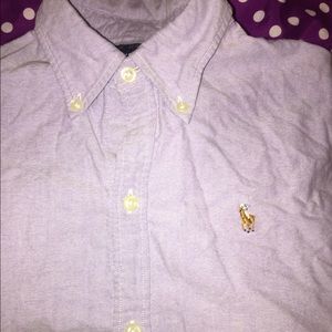 purple Ralph Lauren long sleeve👚