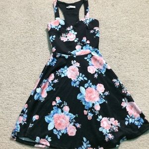 floral fit & flare dress