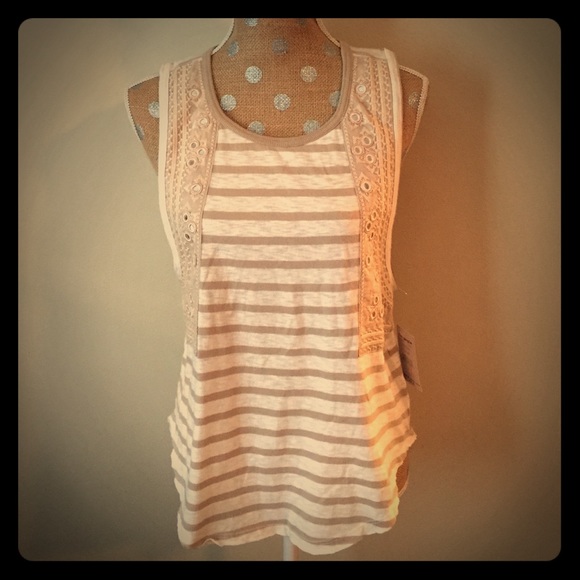 Free People Tops - Free People mirrored detail tank