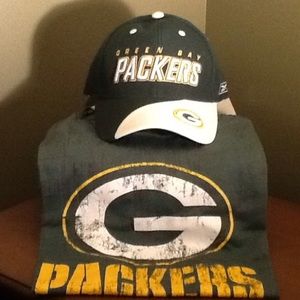 Green Bay Packer Cap Adult One Size NWT