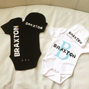 Baby boy Personalized Onesies