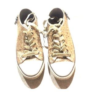 Sparkly gold aldo shoes
