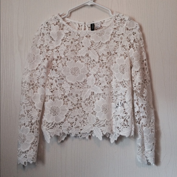 Long Sleeve Lace Top