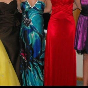 Turquoise homecoming dress