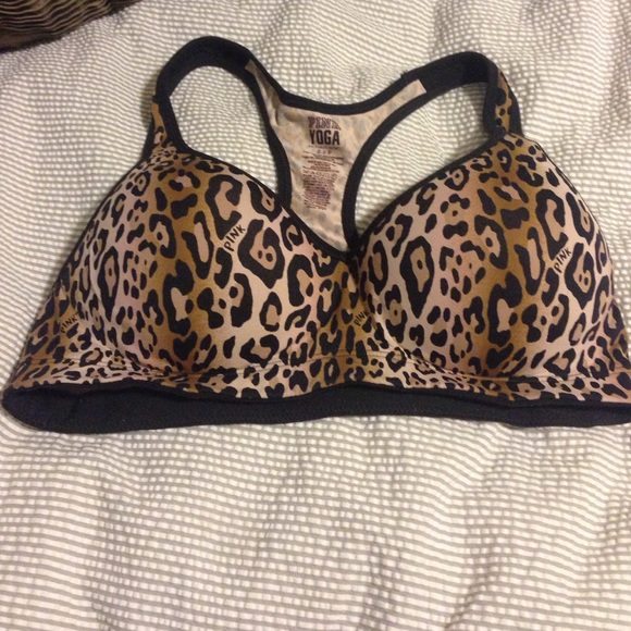 PINK yoga sports bra