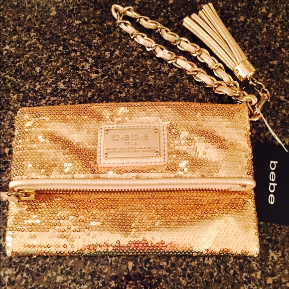 ❌SOLD ON eBay. Bebe Sequin Wrislet
