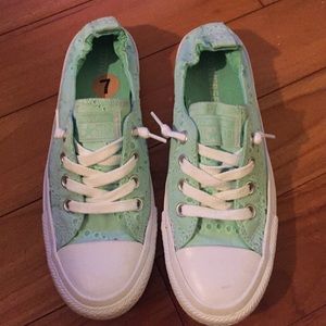 Converse eyelet sneakers