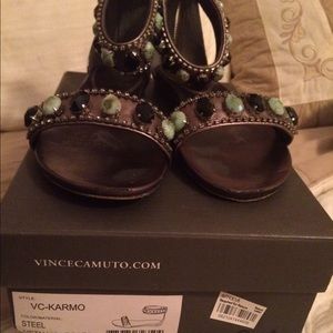 Vince Camuto Steel/Metallic sandals