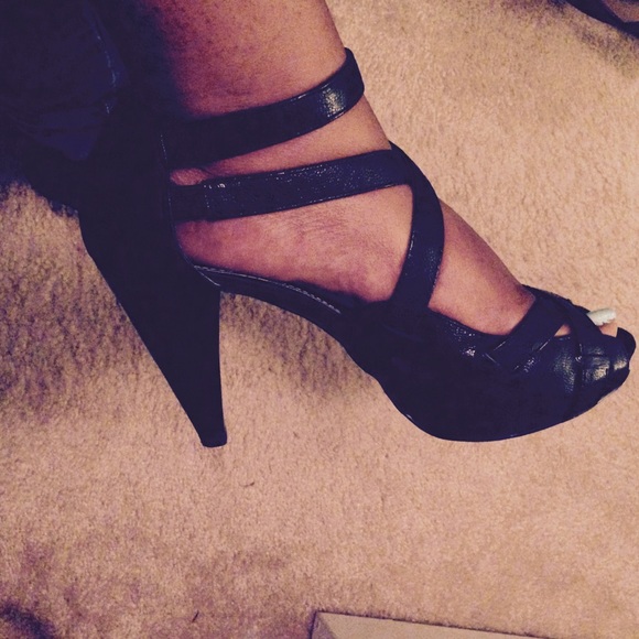 Black Leather Sandals