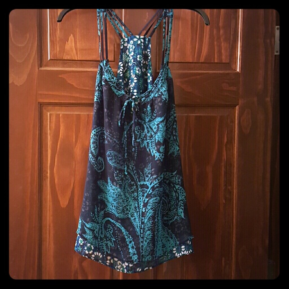 Reversible racer back tank top