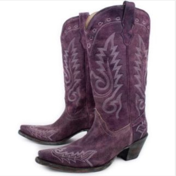 purple corral boots