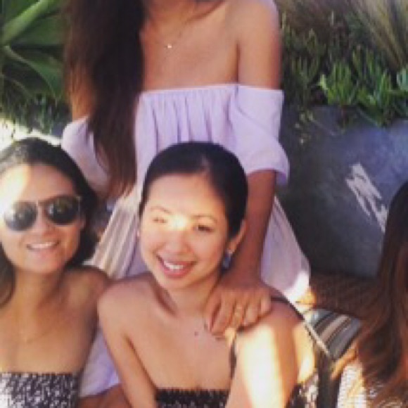 Lavender off the shoulder dress - Picture 2 of 3